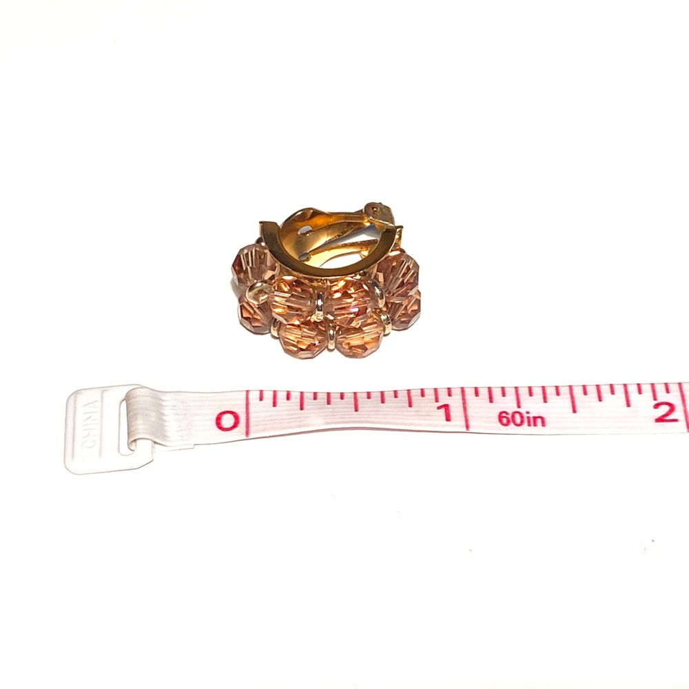 Napier Crystal Clip On & Pink Screw Back Earrings - Picture 12 of 14